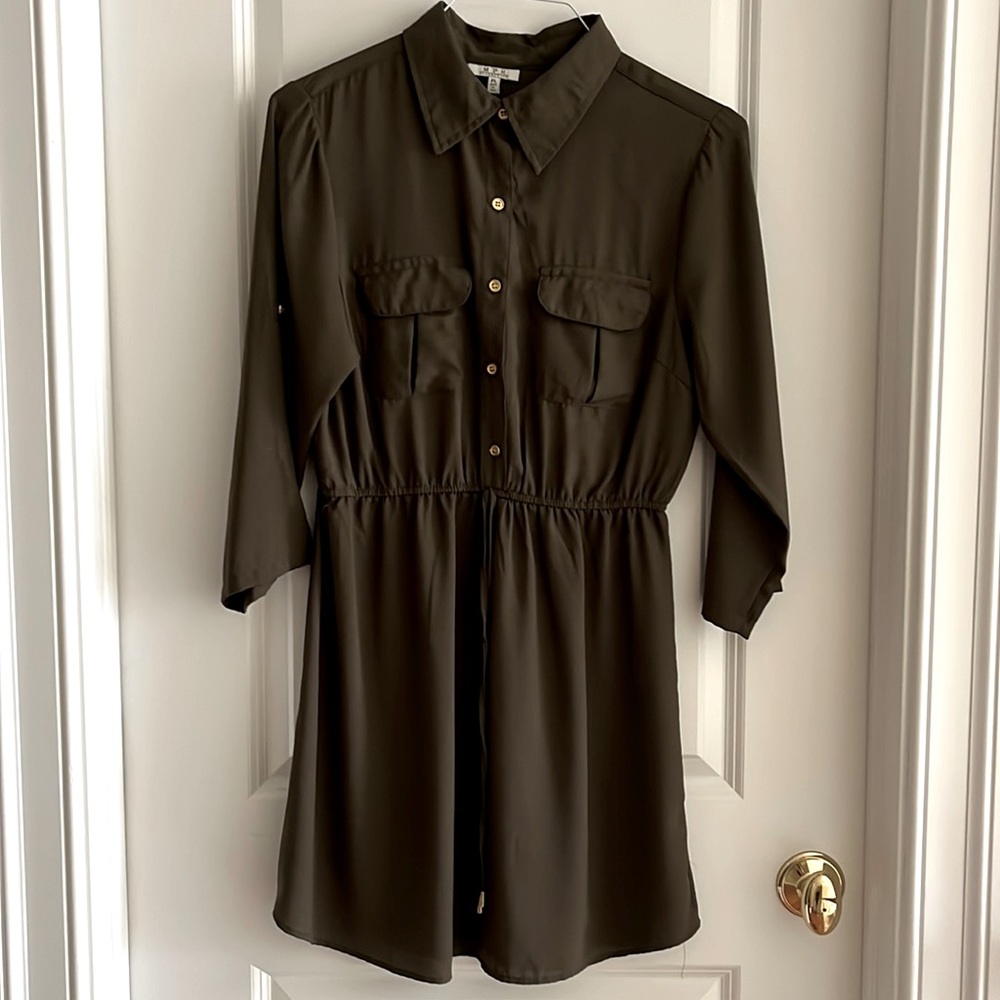 Olive Green Dress (NWOT) by  MPH